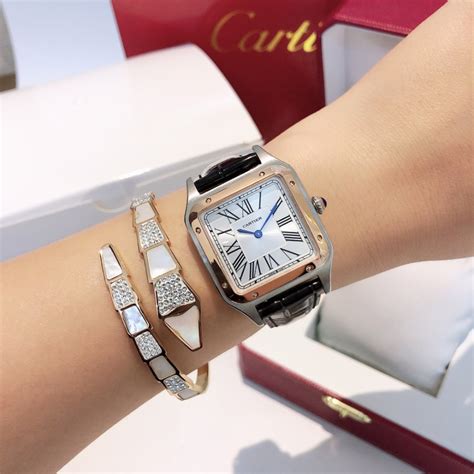 santos cartier woman|cartier santos dumont watch.